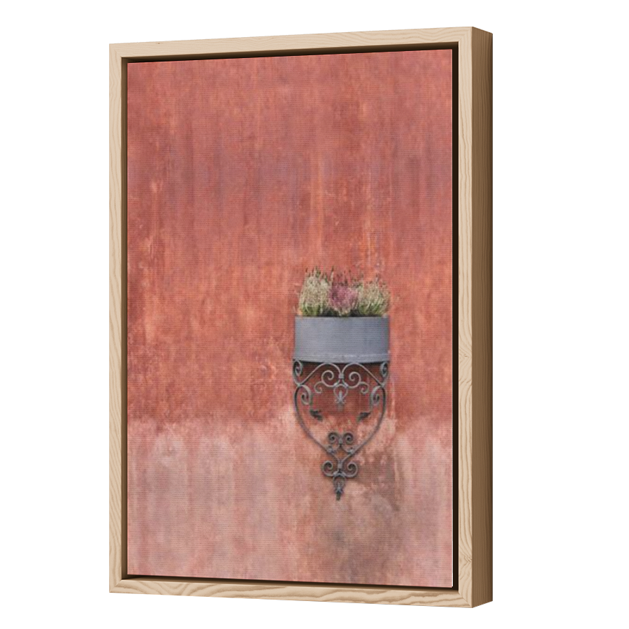 Thumbnail for Canvas - Wood Grain Floating Frame