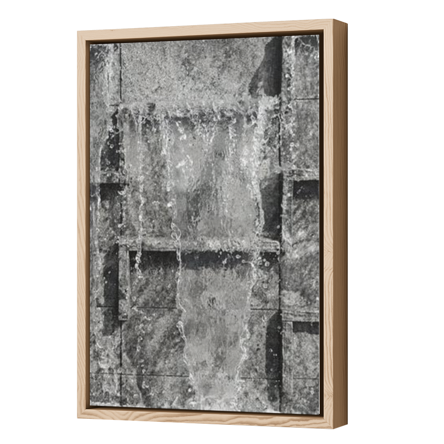 Thumbnail for Canvas - Wood Grain Floating Frame