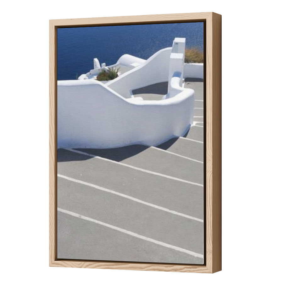 Thumbnail for Canvas - Wood Grain Floating Frame