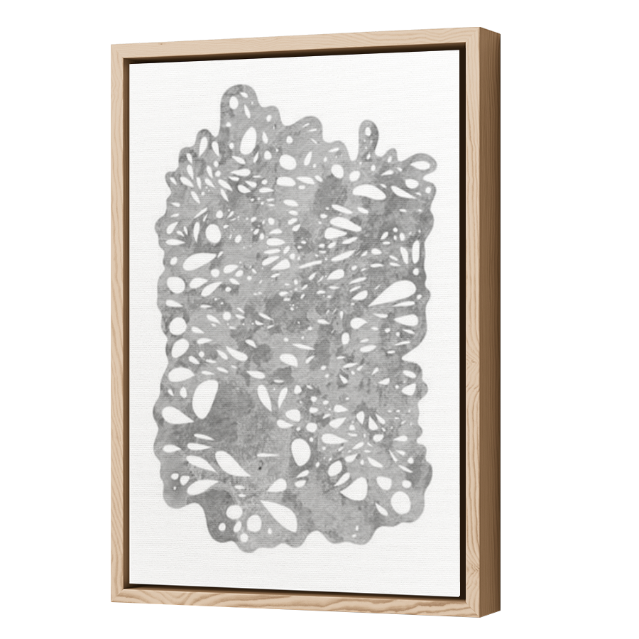 Thumbnail for Canvas - Wood Grain Floating Frame