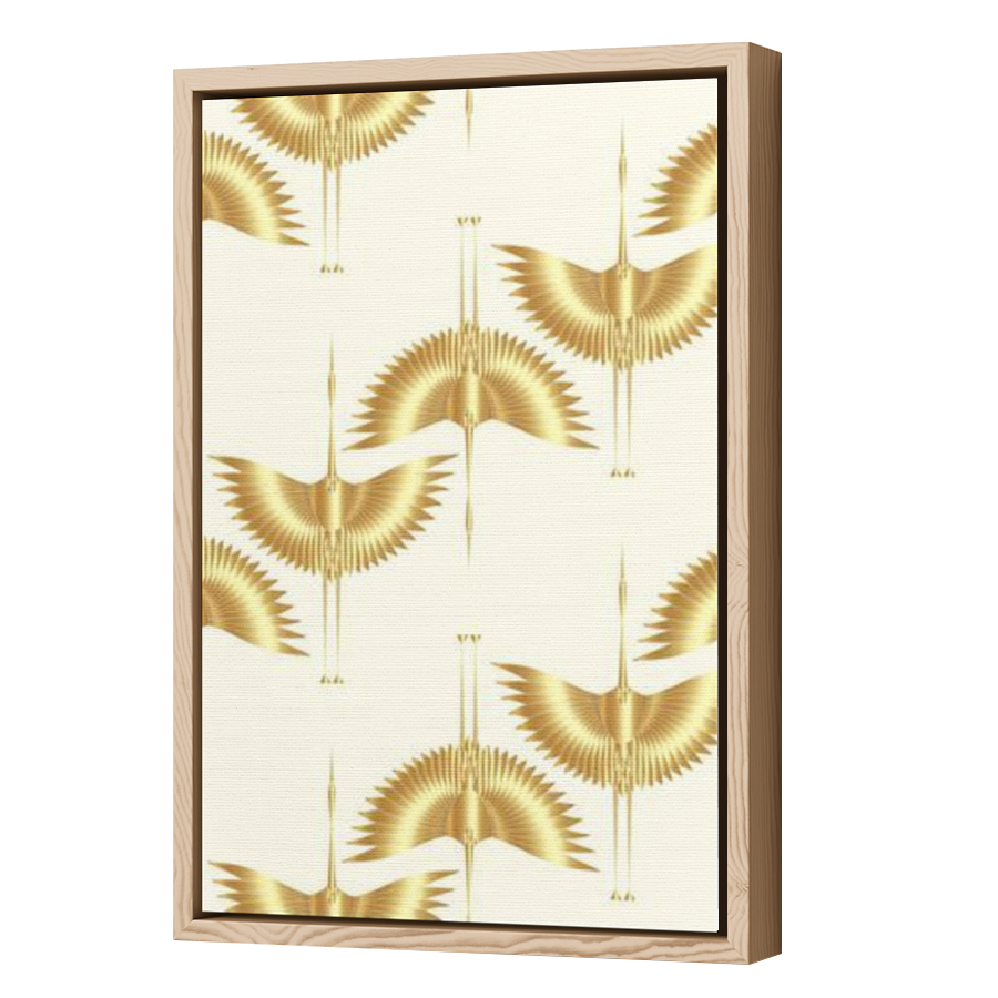Thumbnail for Canvas - Wood Grain Floating Frame