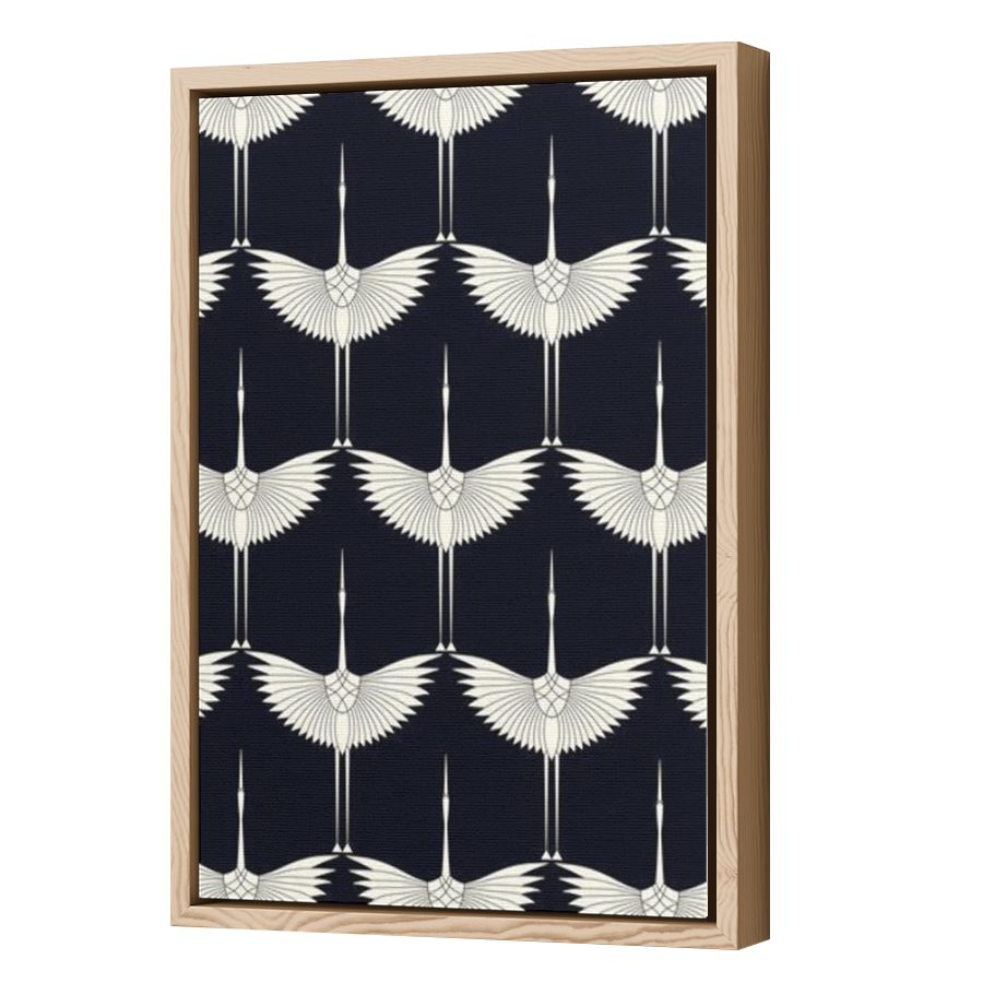 Thumbnail for Canvas - Wood Grain Floating Frame