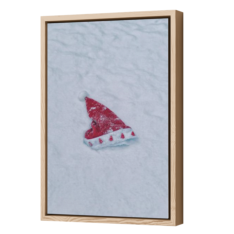 Thumbnail for Canvas - Wood Grain Floating Frame