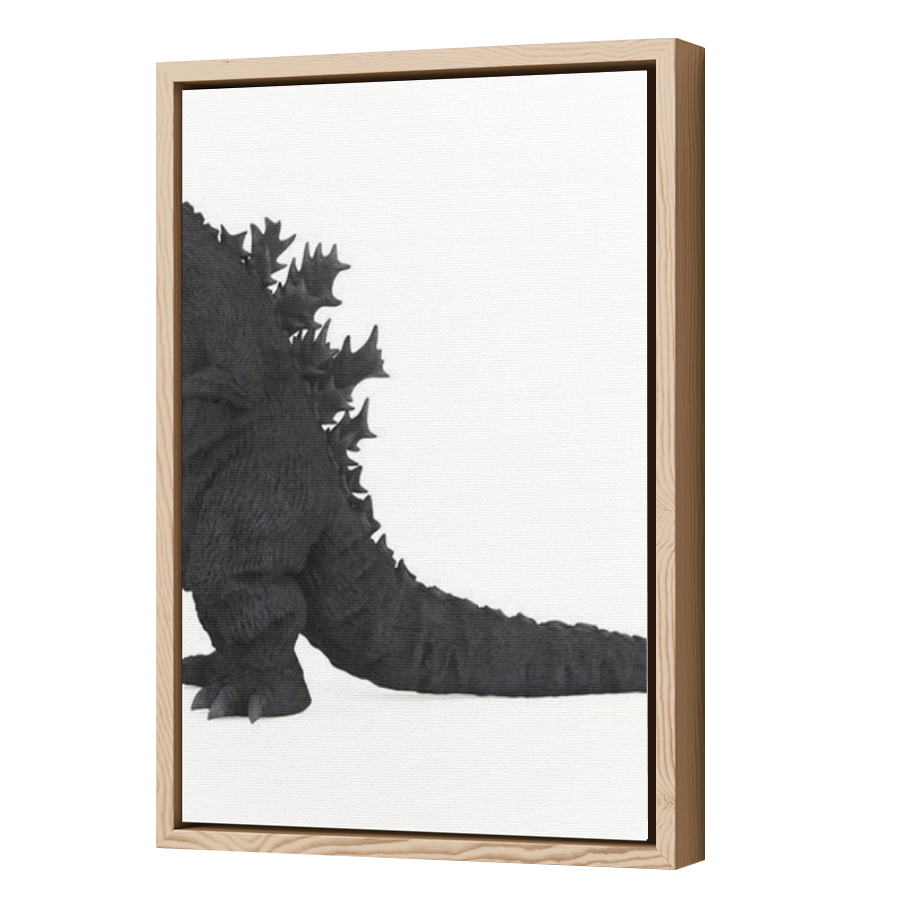 Thumbnail for Canvas - Wood Grain Floating Frame