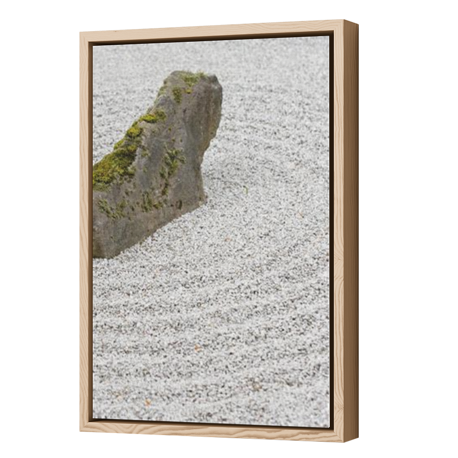 Thumbnail for Canvas - Wood Grain Floating Frame