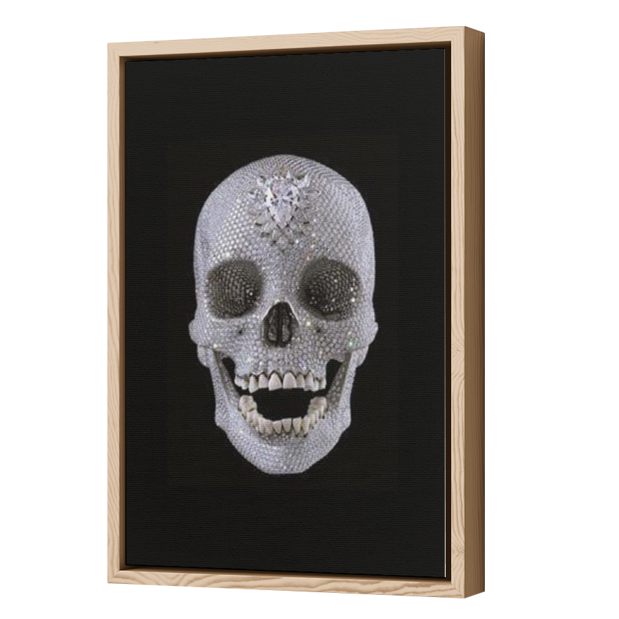 Thumbnail for Canvas - Wood Grain Floating Frame