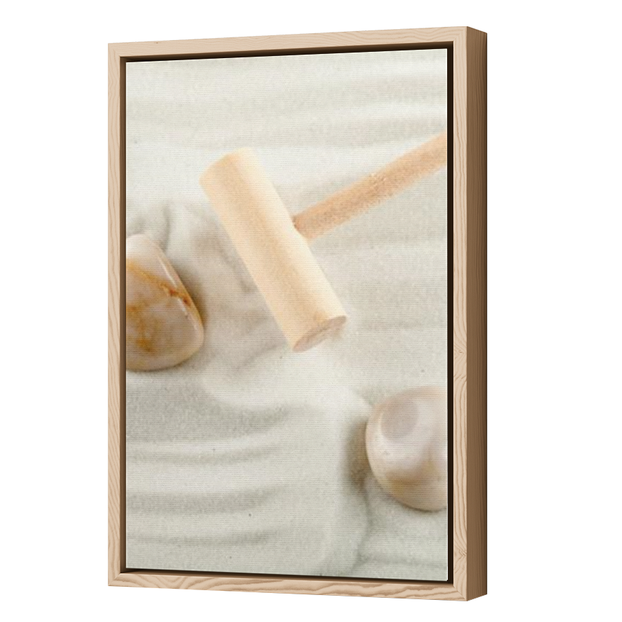 Thumbnail for Canvas - Wood Grain Floating Frame