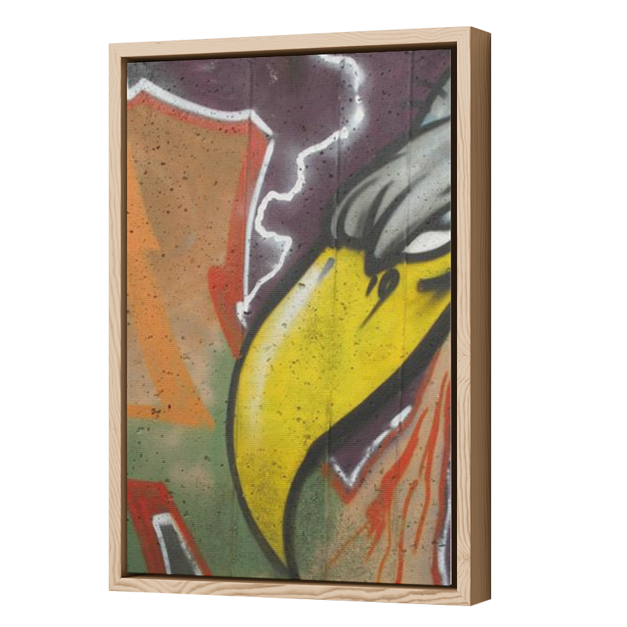 Thumbnail for Canvas - Wood Grain Floating Frame