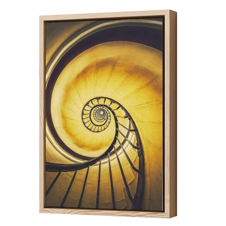 Thumbnail for Canvas - Wood Grain Floating Frame