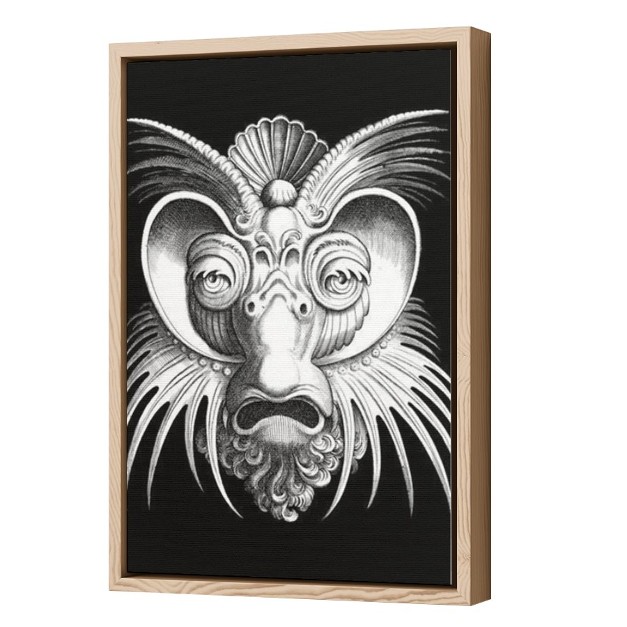 Thumbnail for Canvas - Wood Grain Floating Frame