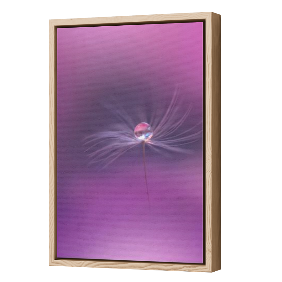 Thumbnail for Canvas - Wood Grain Floating Frame
