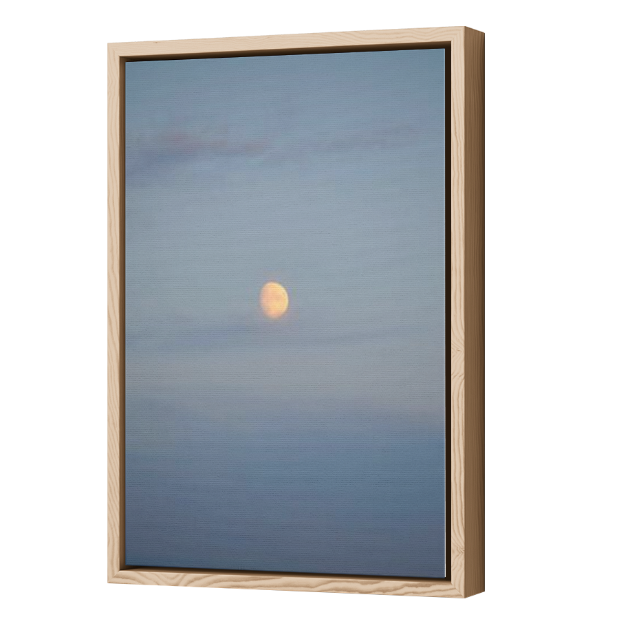 Thumbnail for Canvas - Wood Grain Floating Frame