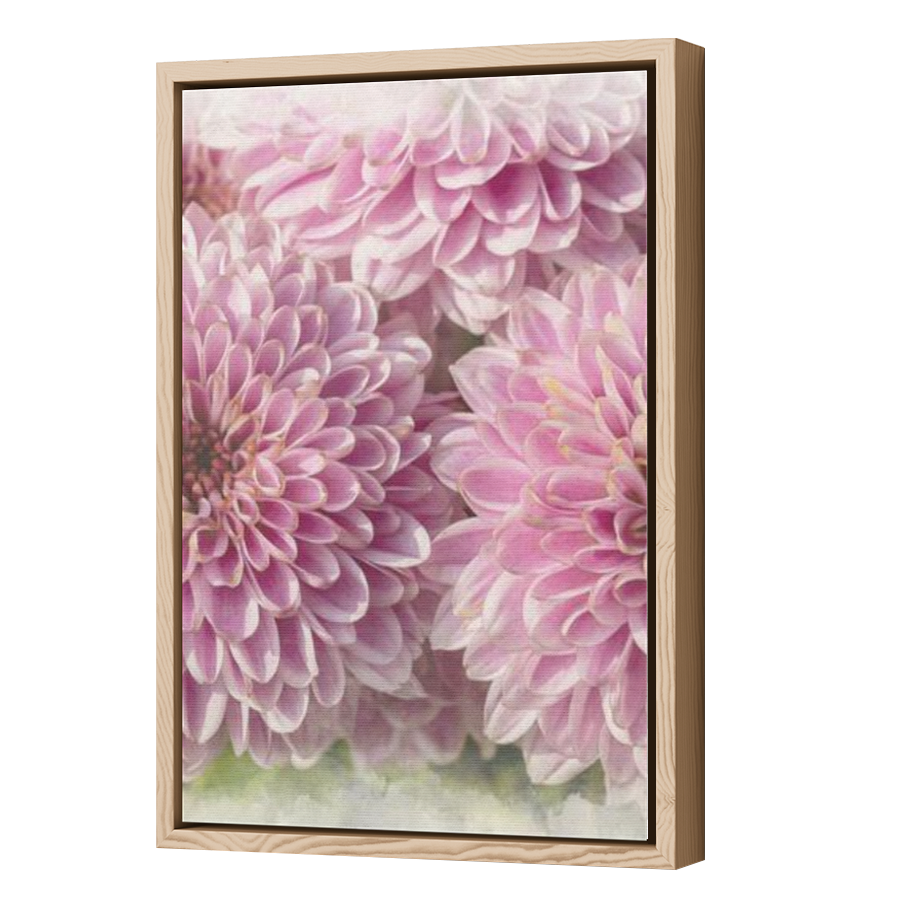 Thumbnail for Canvas - Wood Grain Floating Frame