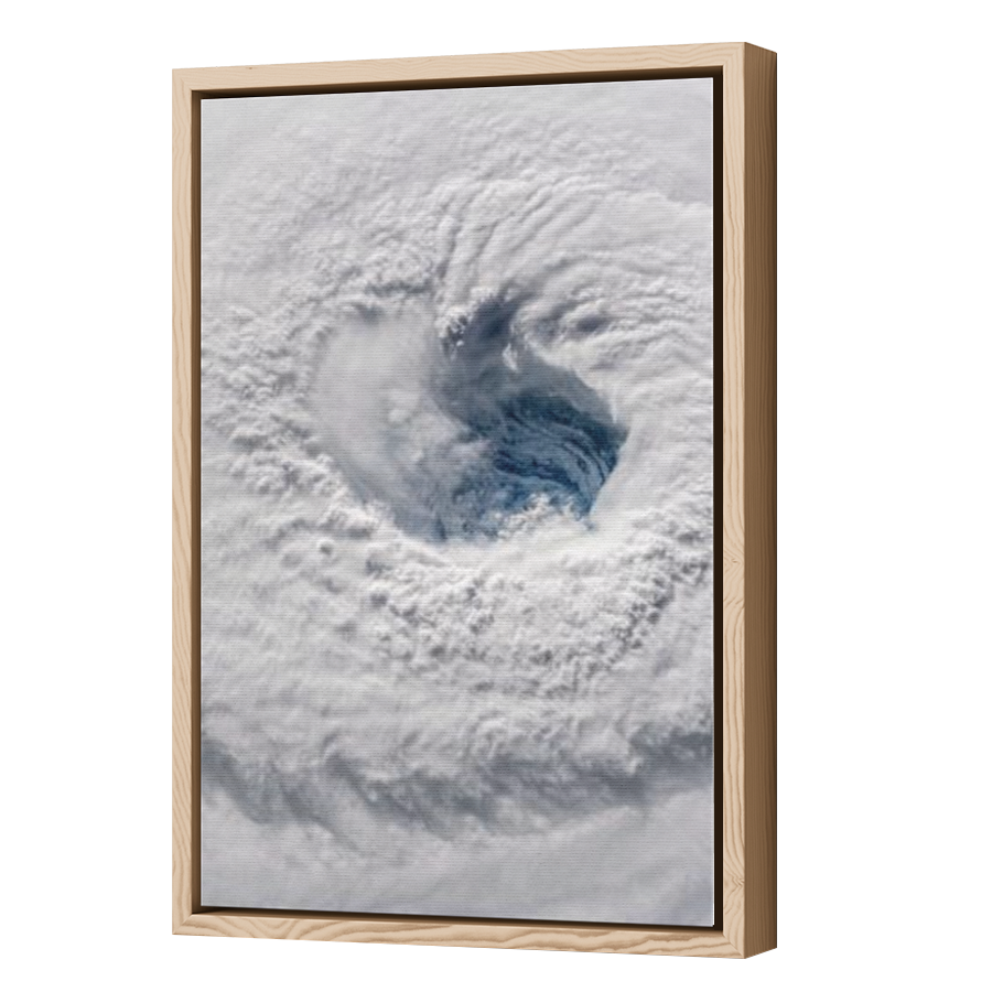 Thumbnail for Canvas - Wood Grain Floating Frame