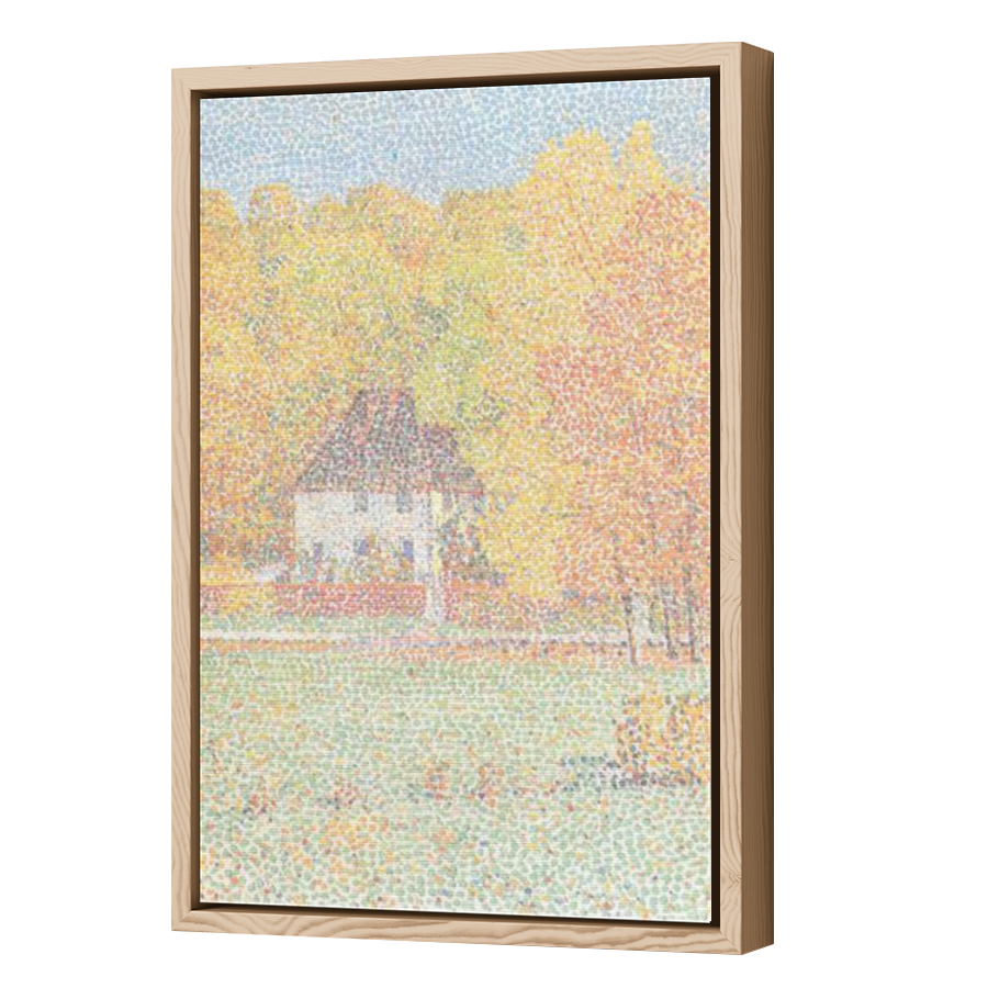 Thumbnail for Canvas - Wood Grain Floating Frame