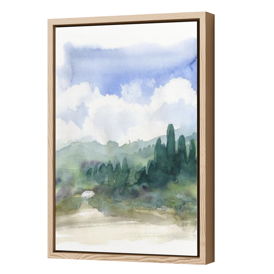 Thumbnail for Canvas - Wood Grain Floating Frame