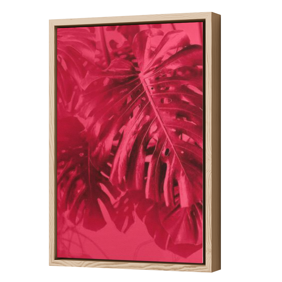 Thumbnail for Canvas - Wood Grain Floating Frame