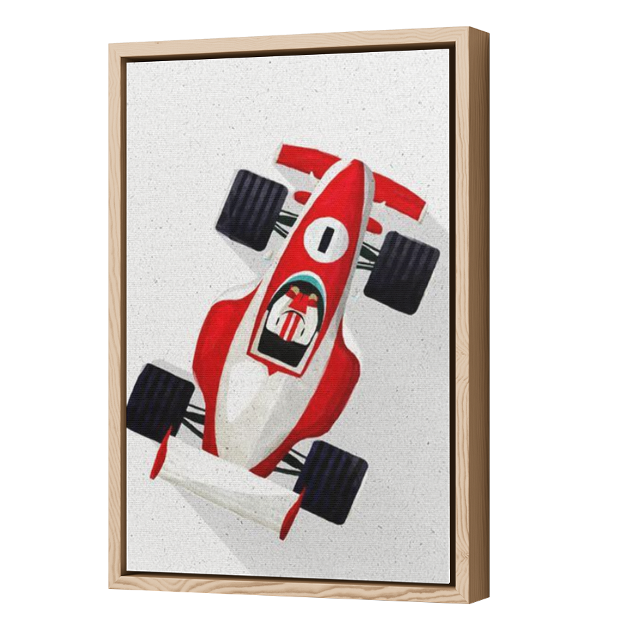 Thumbnail for Canvas - Wood Grain Floating Frame