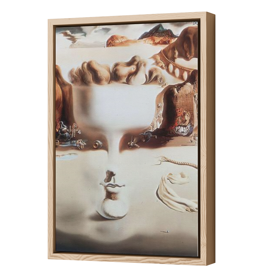 Thumbnail for Canvas - Wood Grain Floating Frame