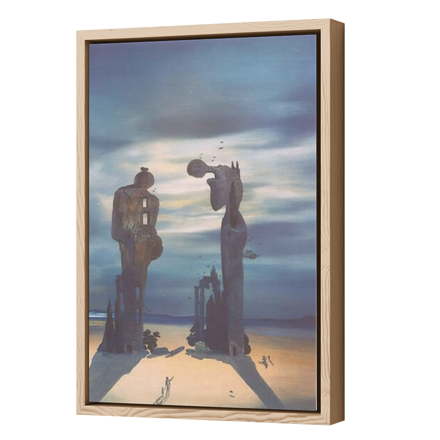 Thumbnail for Canvas - Wood Grain Floating Frame