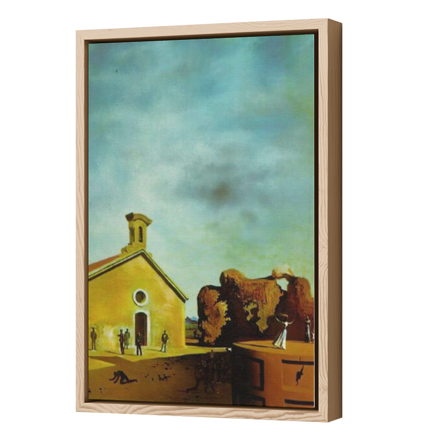 Thumbnail for Canvas - Wood Grain Floating Frame