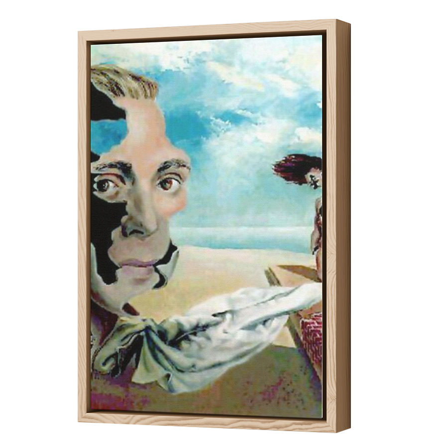 Thumbnail for Canvas - Wood Grain Floating Frame