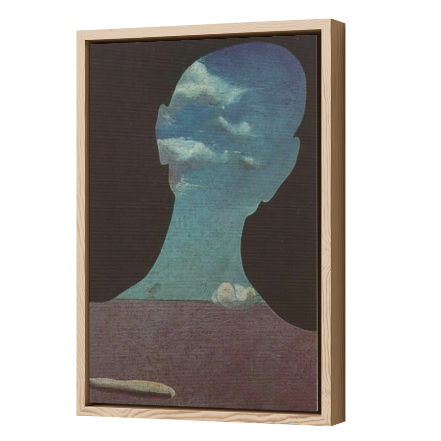 Thumbnail for Canvas - Wood Grain Floating Frame