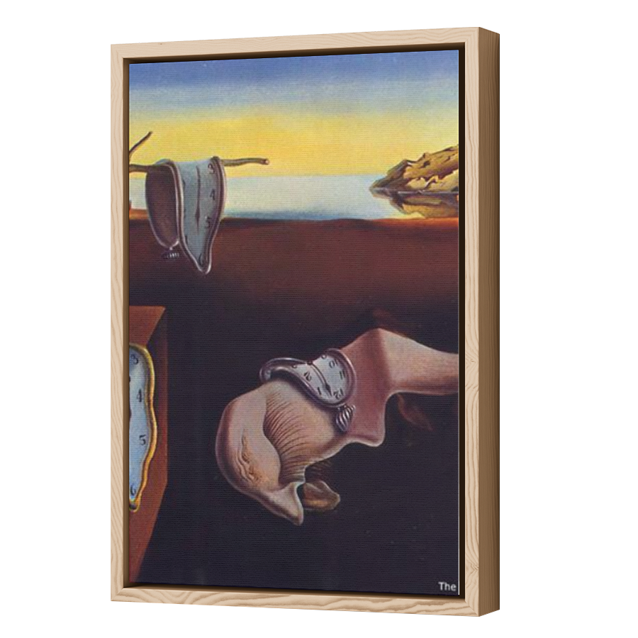 Thumbnail for Canvas - Wood Grain Floating Frame