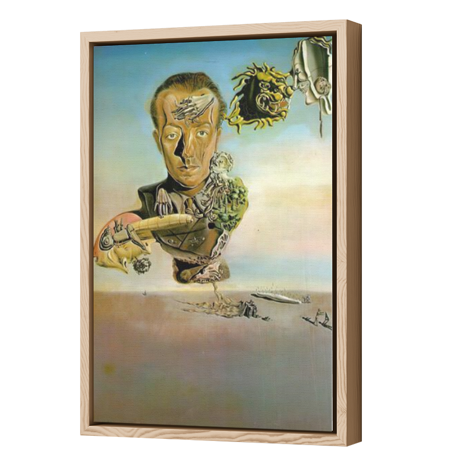 Thumbnail for Canvas - Wood Grain Floating Frame
