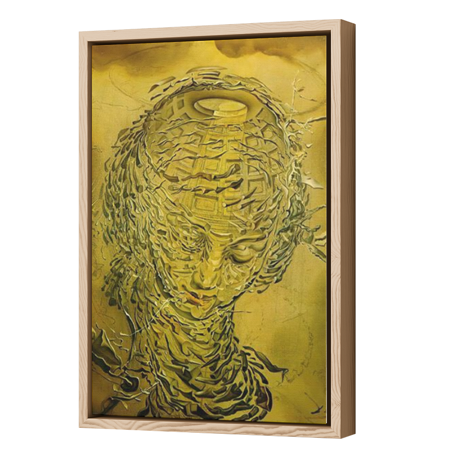 Thumbnail for Canvas - Wood Grain Floating Frame
