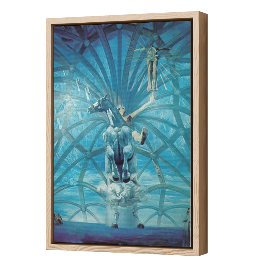 Thumbnail for Canvas - Wood Grain Floating Frame