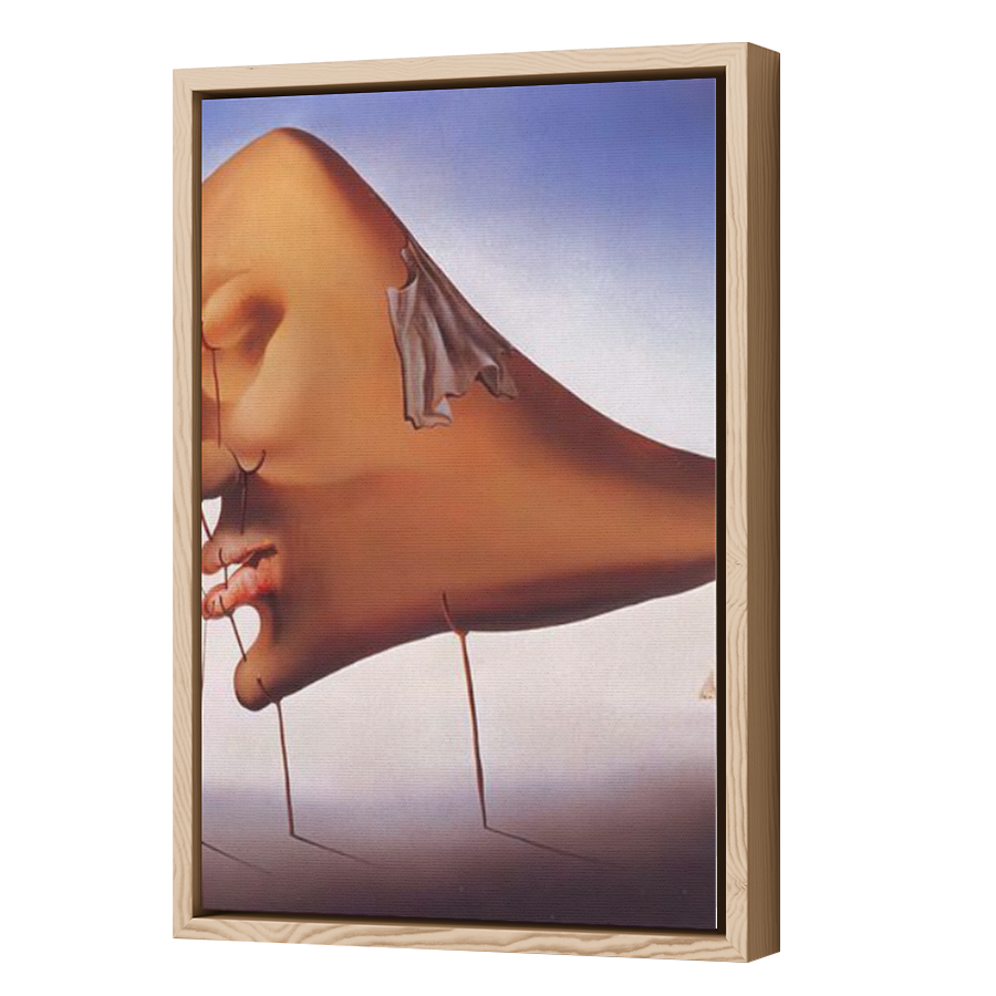 Thumbnail for Canvas - Wood Grain Floating Frame
