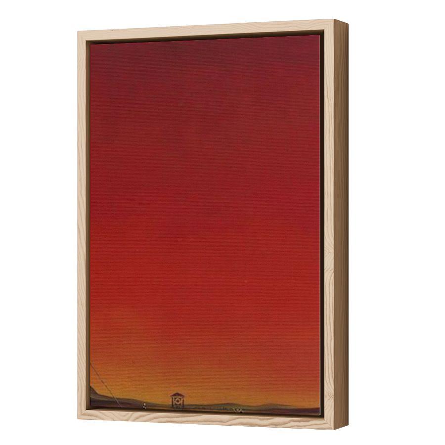 Thumbnail for Canvas - Wood Grain Floating Frame