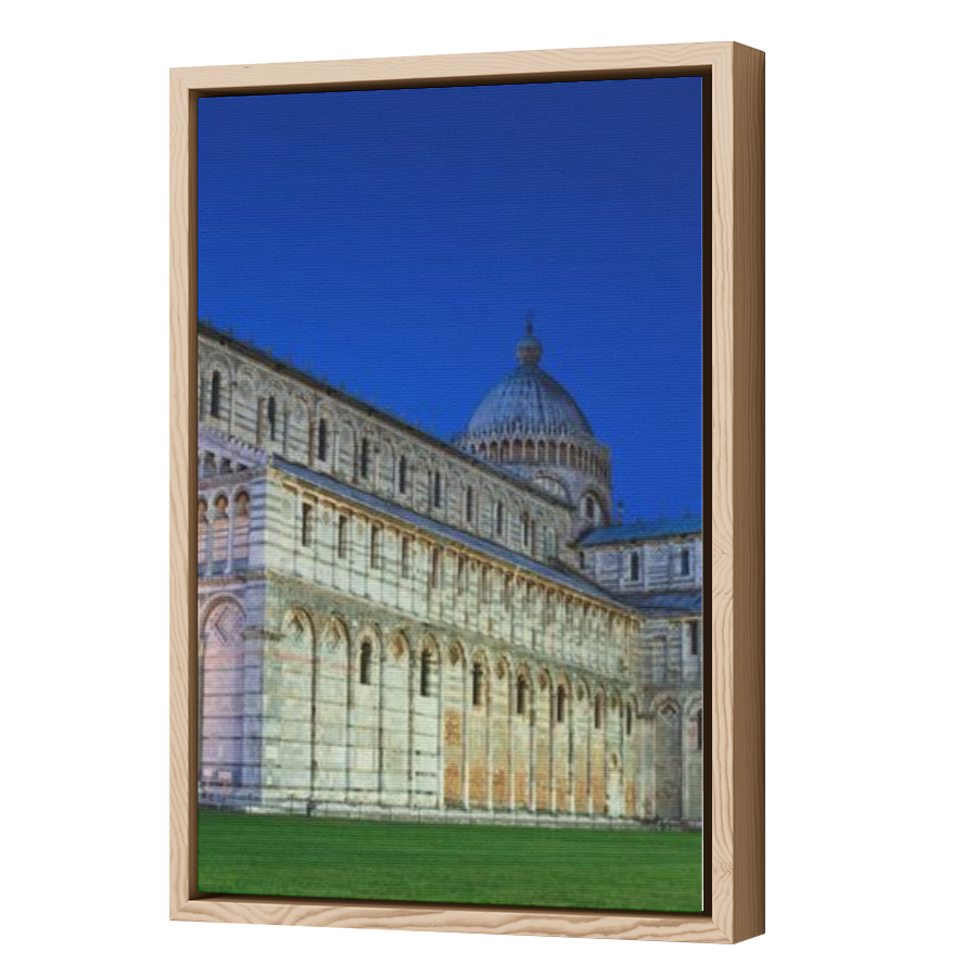 Thumbnail for Canvas - Wood Grain Floating Frame