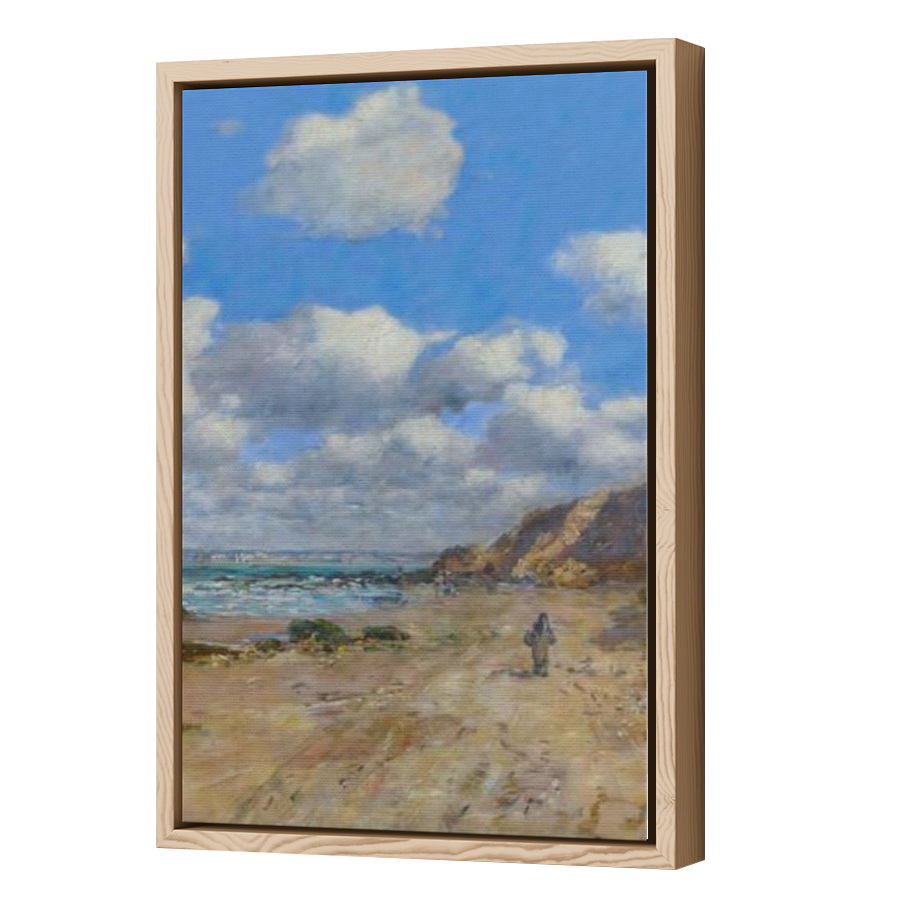 Thumbnail for Canvas - Wood Grain Floating Frame