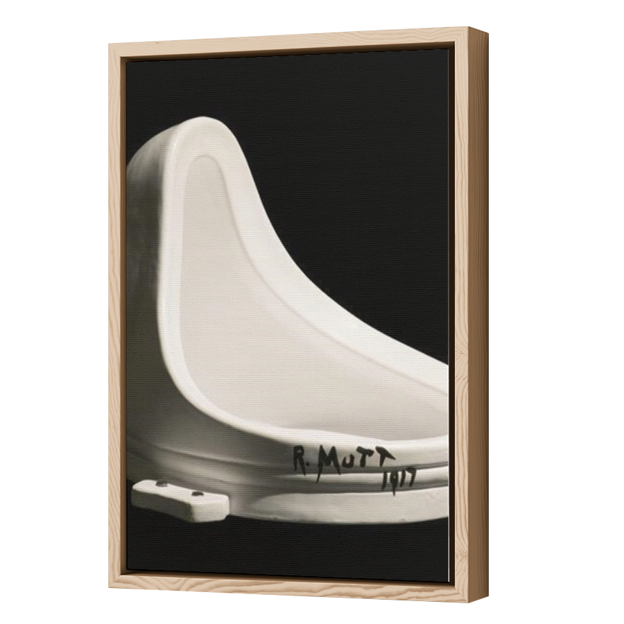 Thumbnail for Canvas - Wood Grain Floating Frame