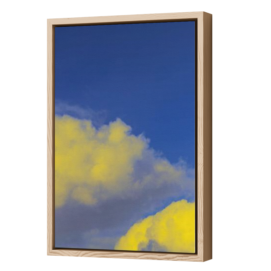 Thumbnail for Canvas - Wood Grain Floating Frame