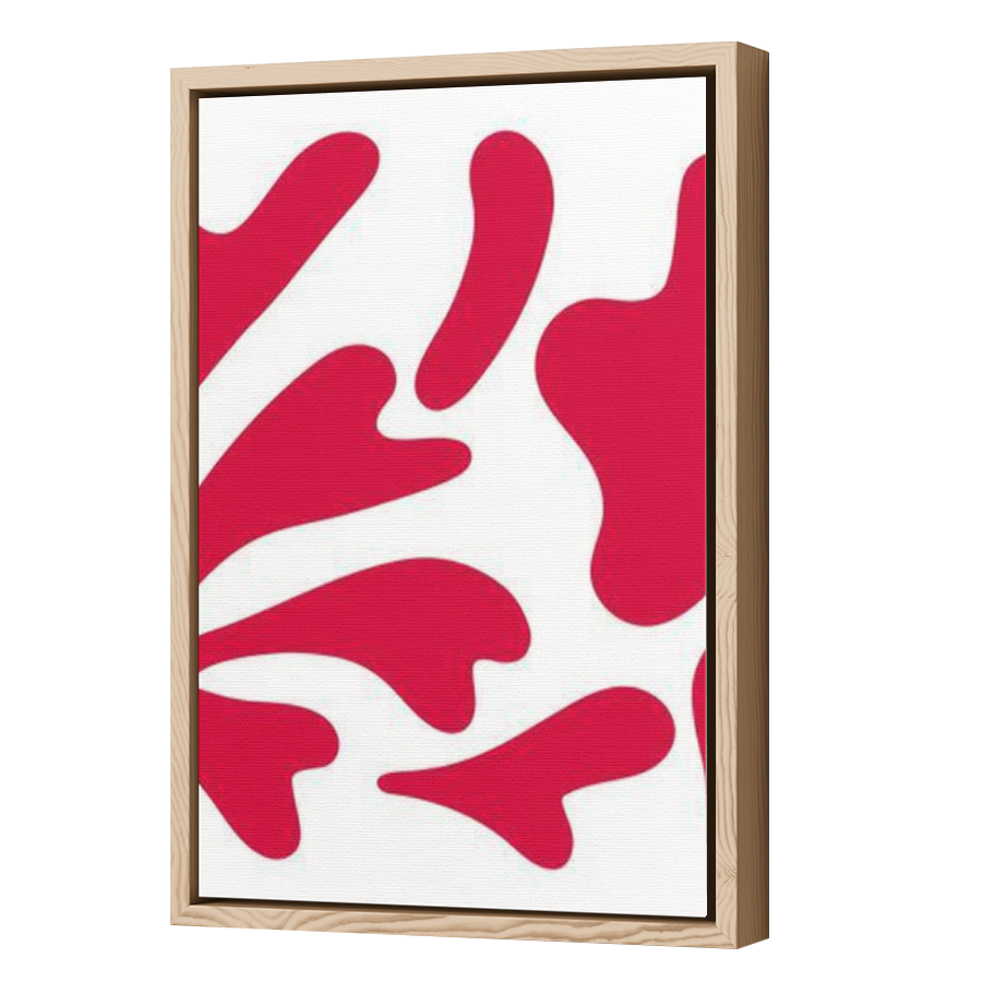 Thumbnail for Canvas - Wood Grain Floating Frame