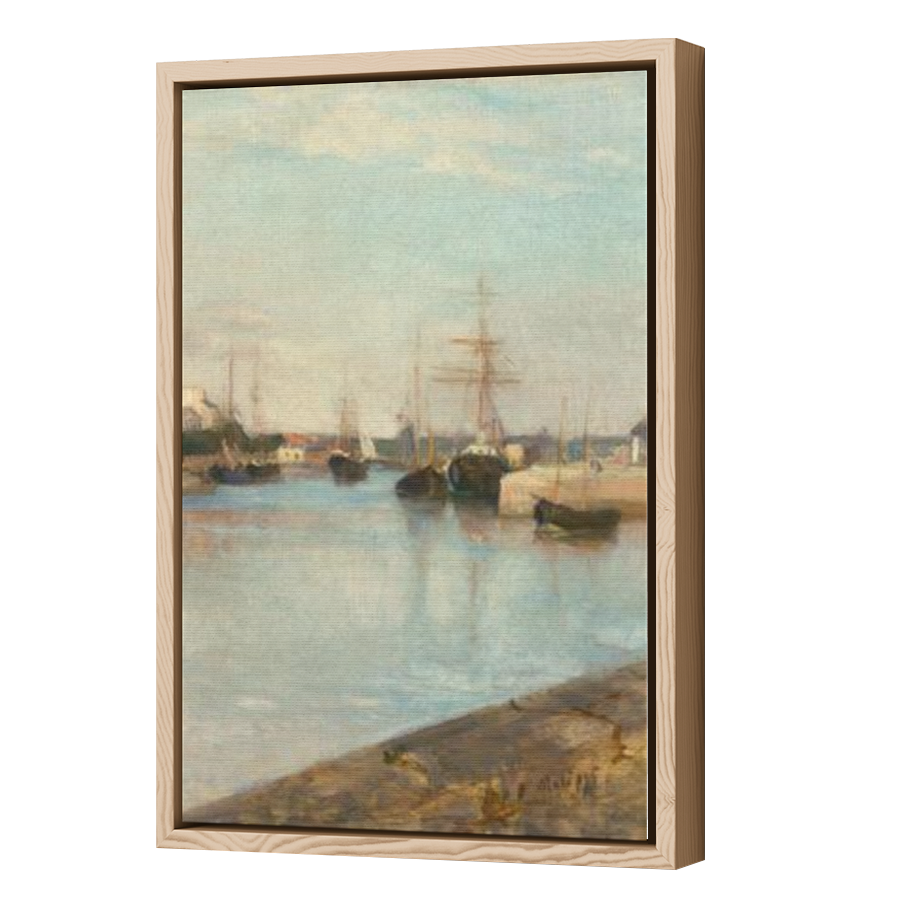 Thumbnail for Canvas - Wood Grain Floating Frame