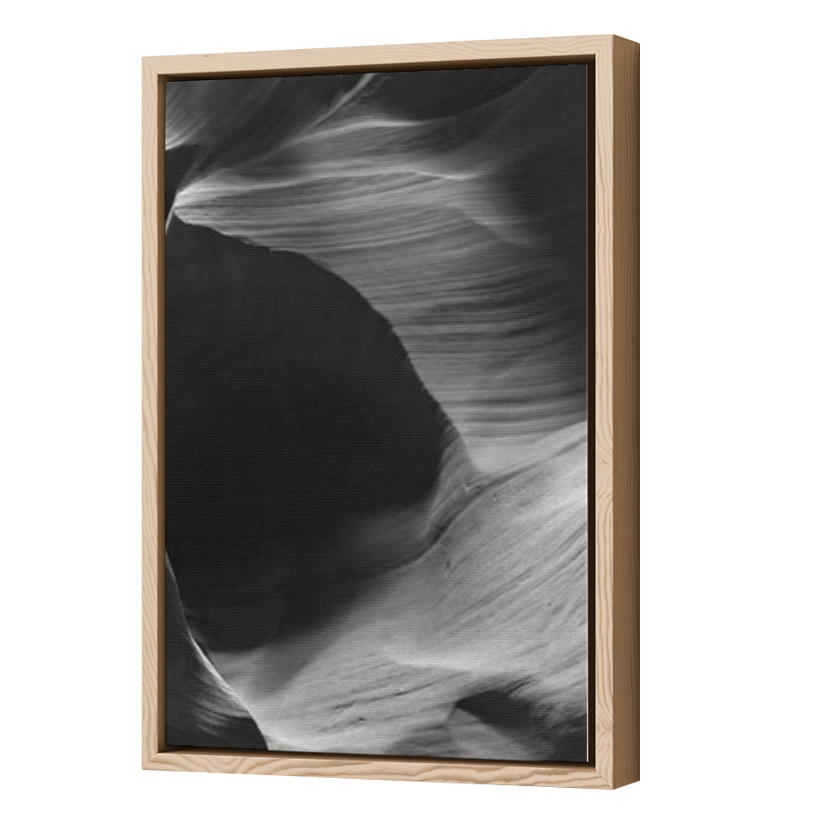 Thumbnail for Canvas - Wood Grain Floating Frame