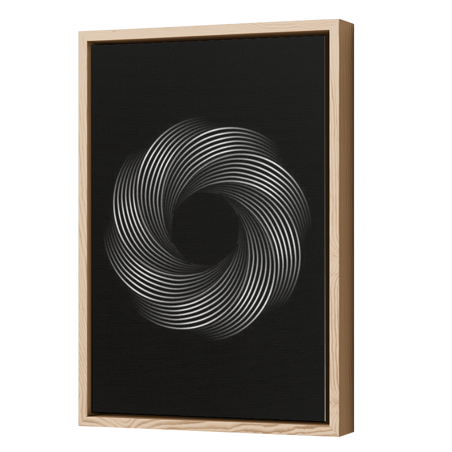 Thumbnail for Canvas - Wood Grain Floating Frame