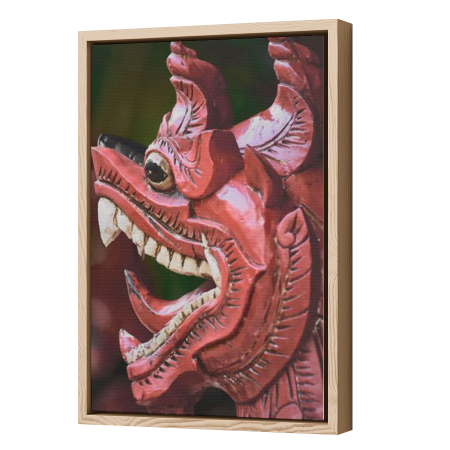 Thumbnail for Canvas - Wood Grain Floating Frame