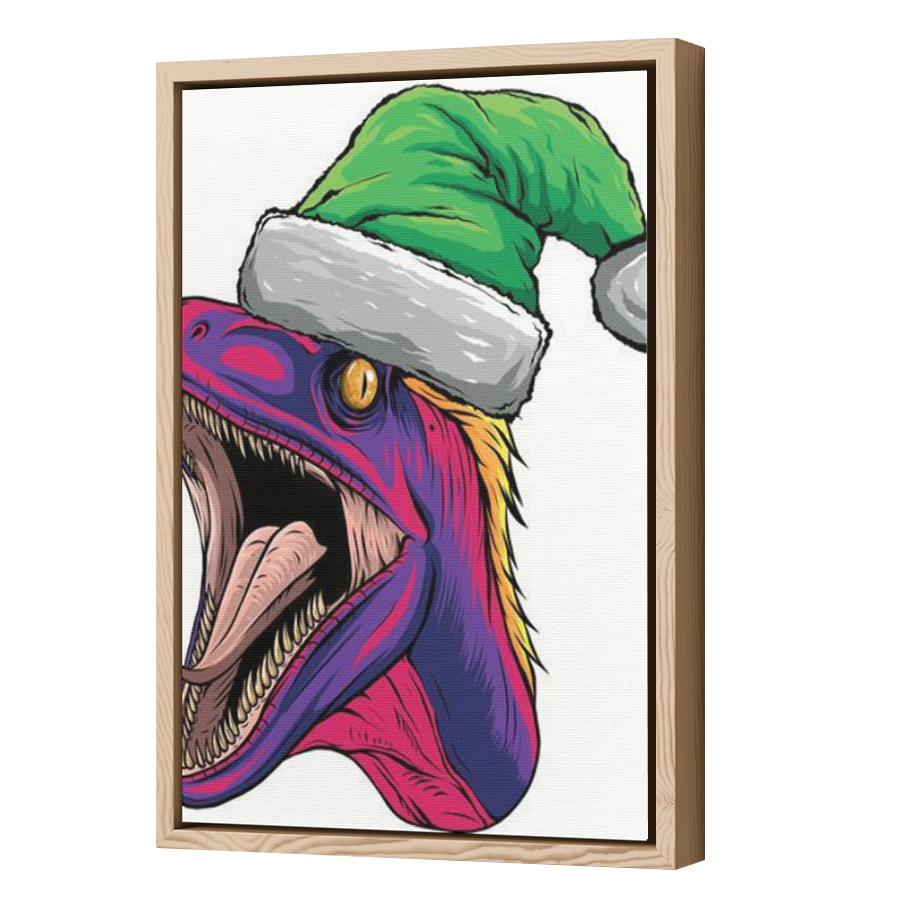 Thumbnail for Canvas - Wood Grain Floating Frame