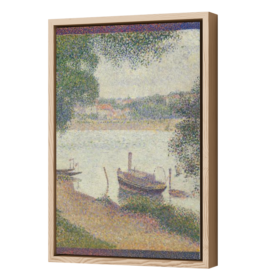 Thumbnail for Canvas - Wood Grain Floating Frame