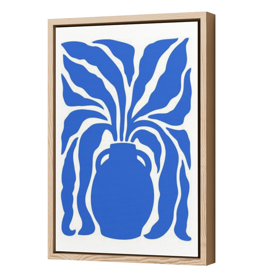 Thumbnail for Canvas - Wood Grain Floating Frame