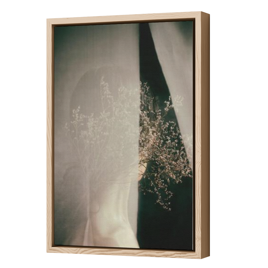 Thumbnail for Canvas - Wood Grain Floating Frame