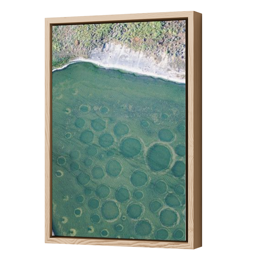 Thumbnail for Canvas - Wood Grain Floating Frame