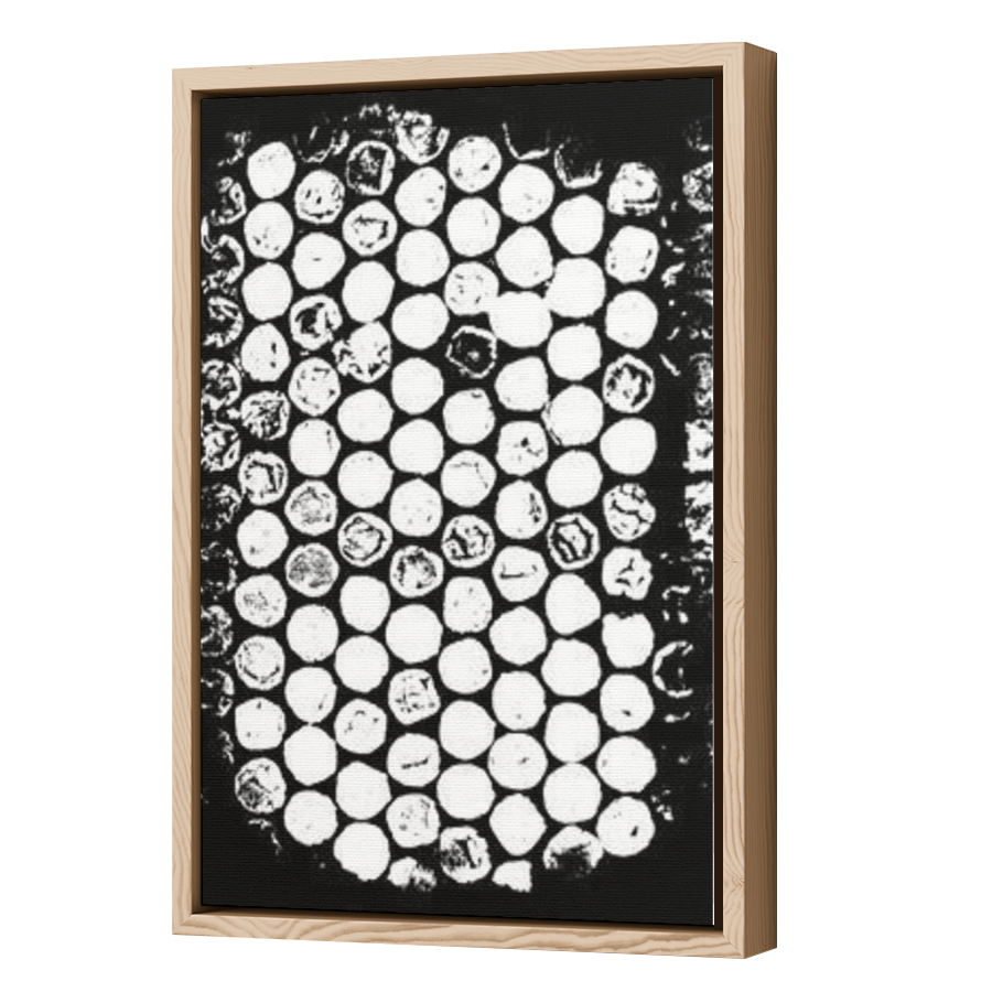 Thumbnail for Canvas - Wood Grain Floating Frame