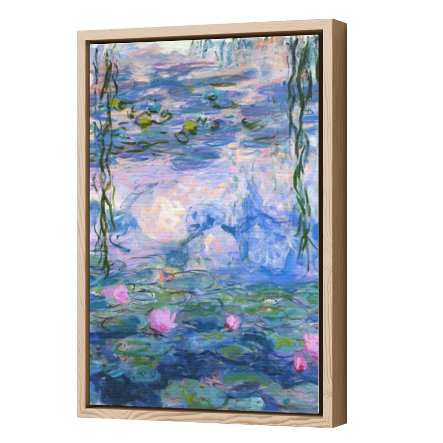 Thumbnail for Canvas - Wood Grain Floating Frame