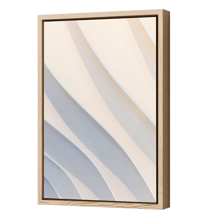Thumbnail for Canvas - Wood Grain Floating Frame